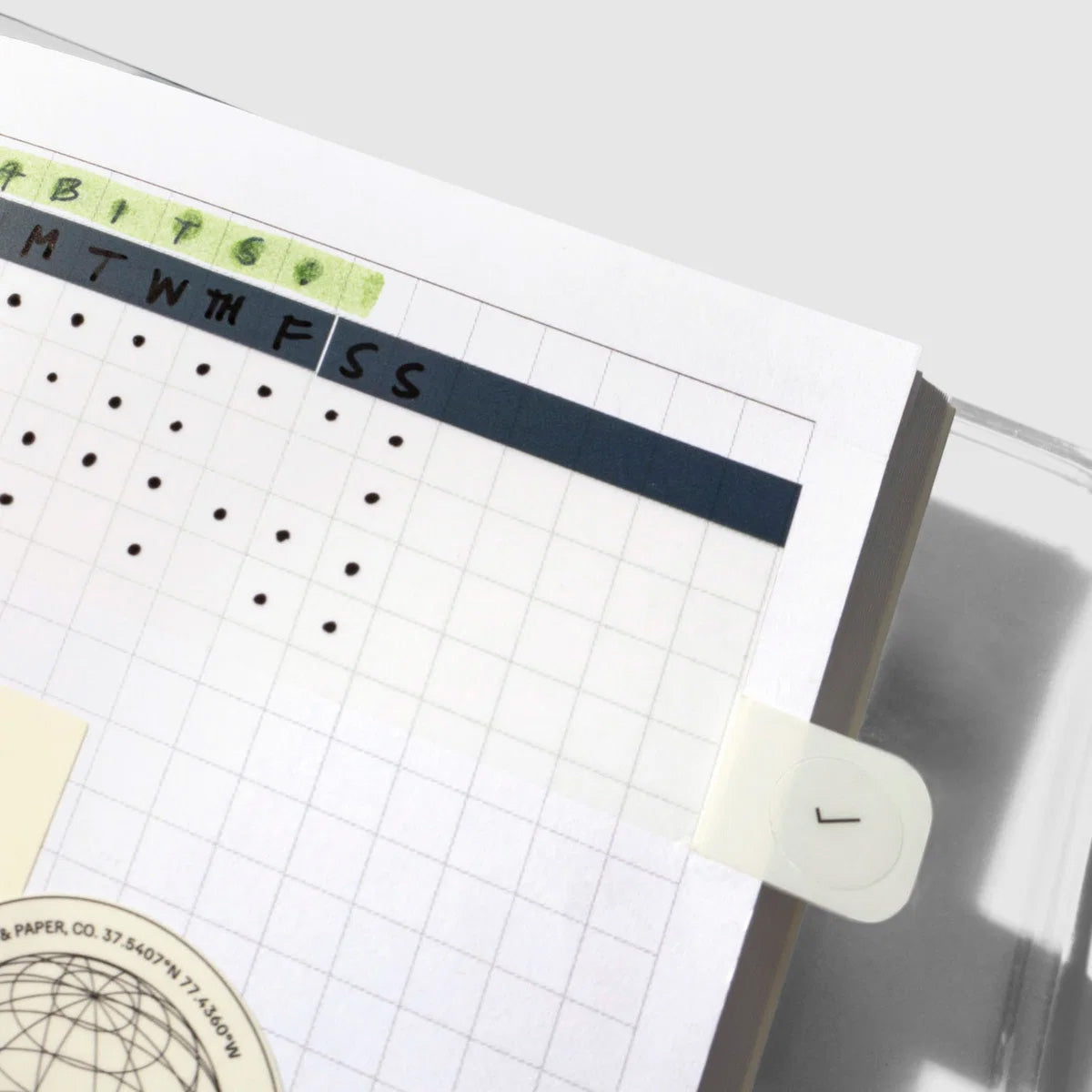 Cloth & Paper Clear Vinyl Travel Notebook Cover, Pocket Plus