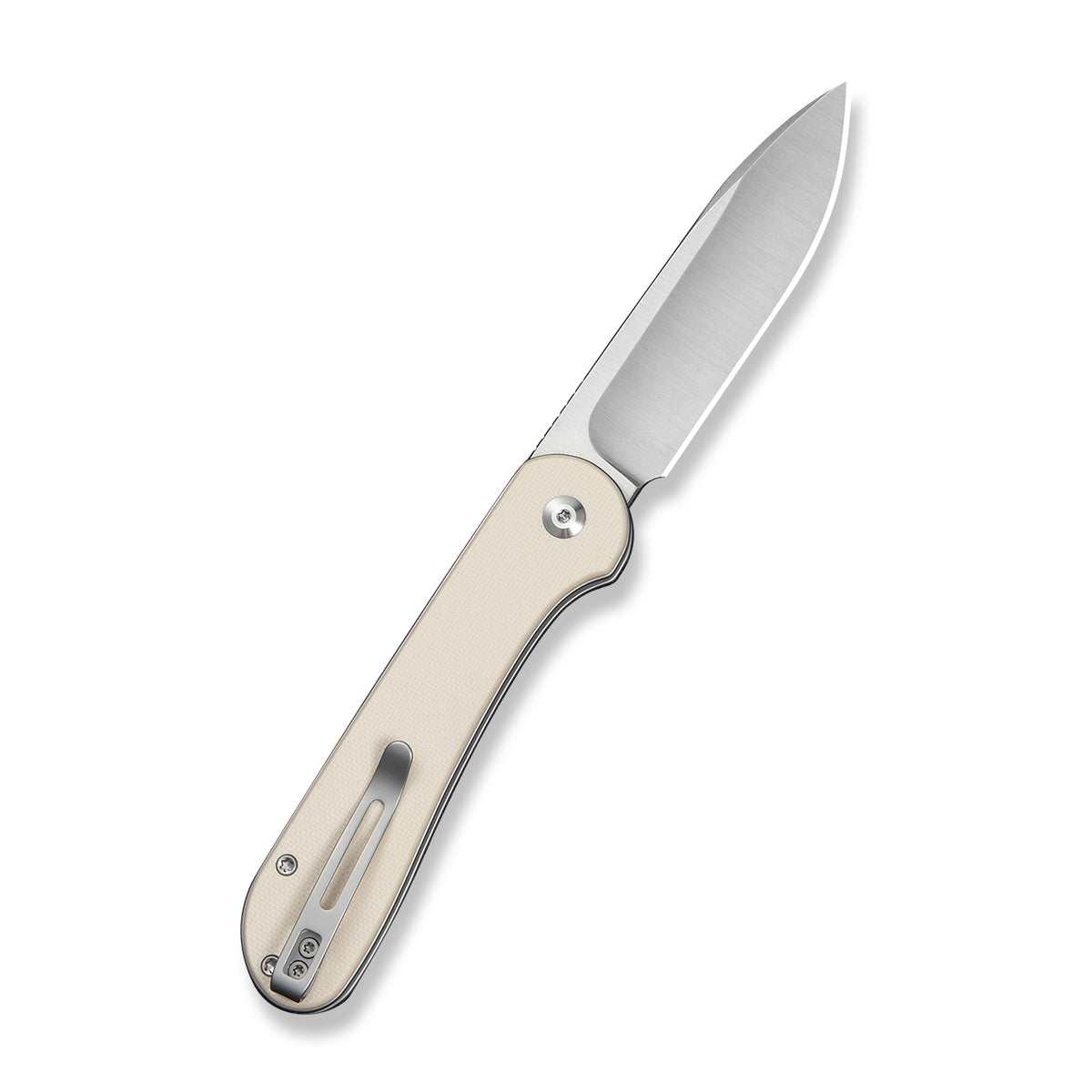 Civivi Button Lock Elementum,  Ivory G10 / Satin