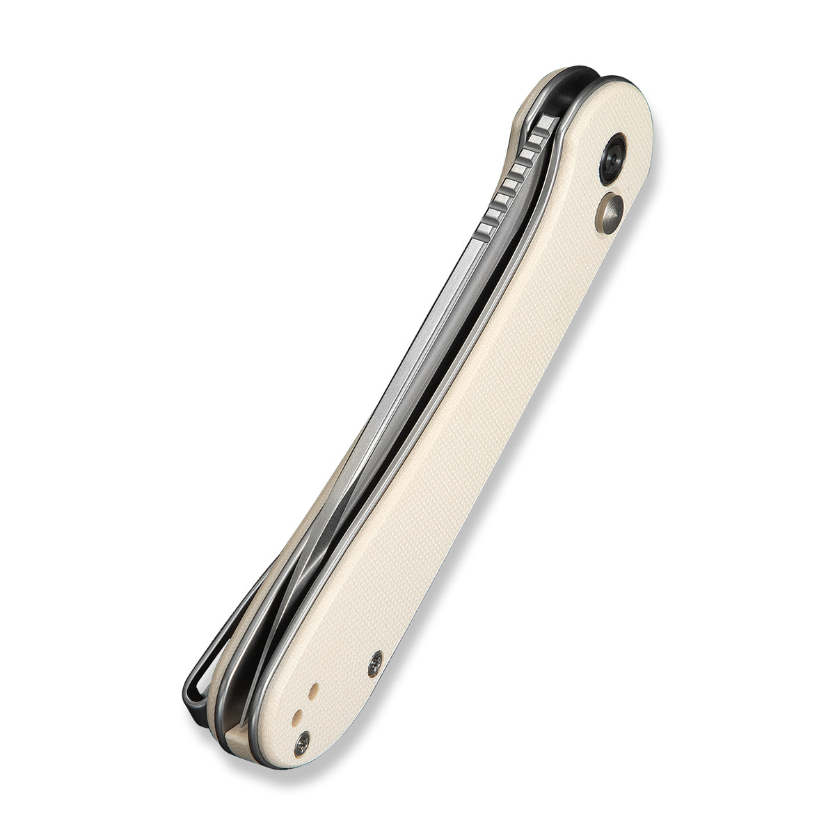 Civivi Button Lock Elementum,  Ivory G10 / Satin