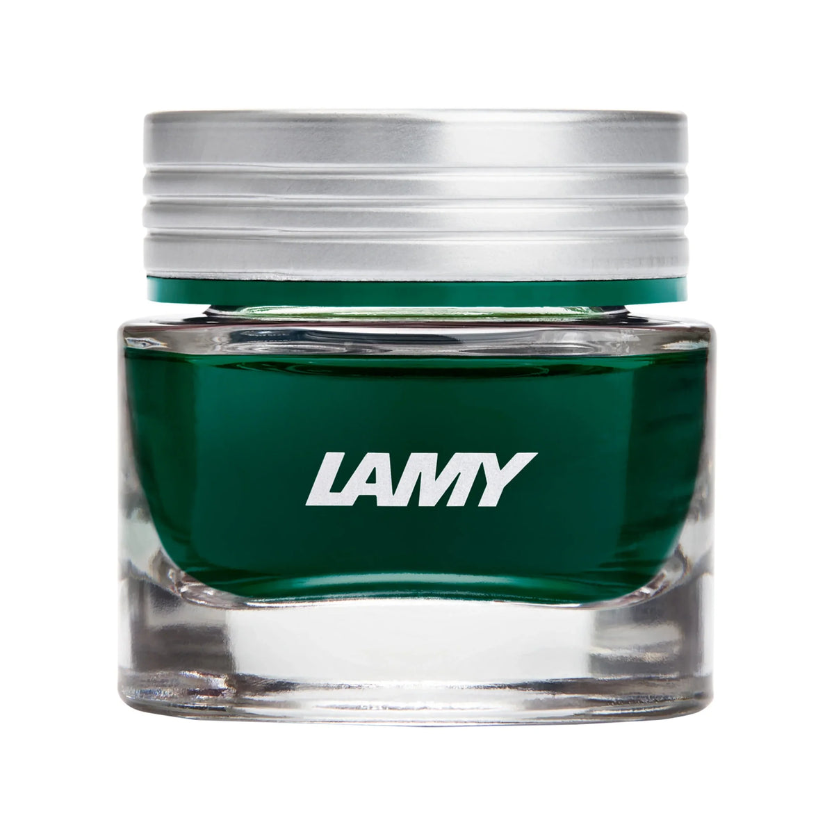 LAMY T 53 Crystal Ink Peridot, 30 ml på hvit bakgrunn