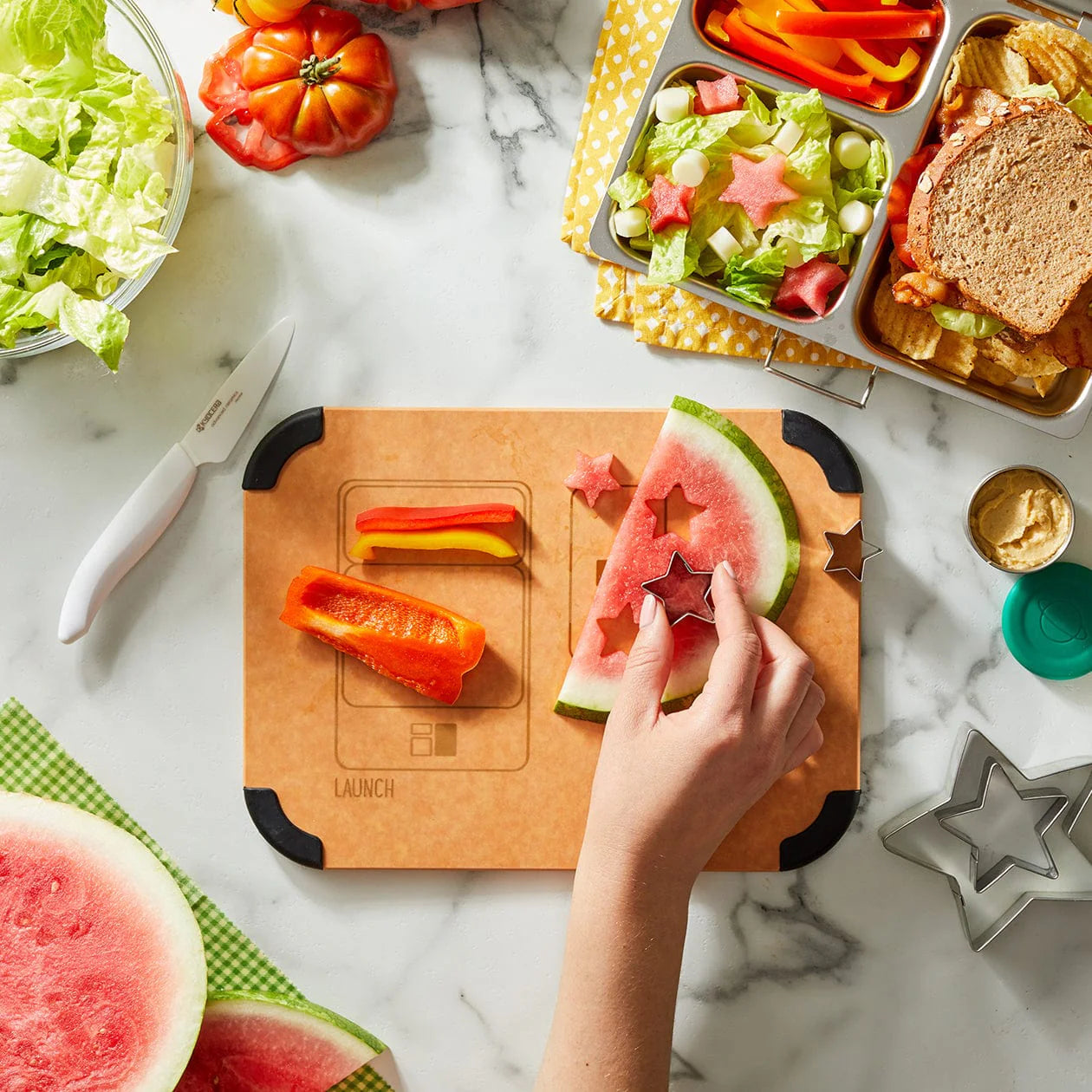 PlanetBox Prep to Pack Cutting Board