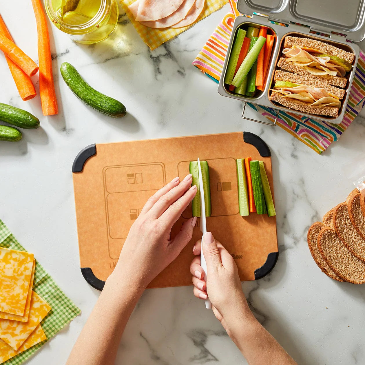 PlanetBox Prep to Pack Cutting Board
