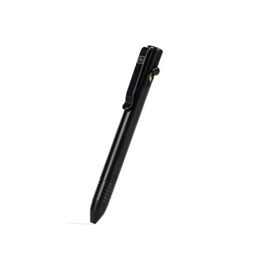 Big i Design Base Line Bolt Action Pen Titanium, DLC Black