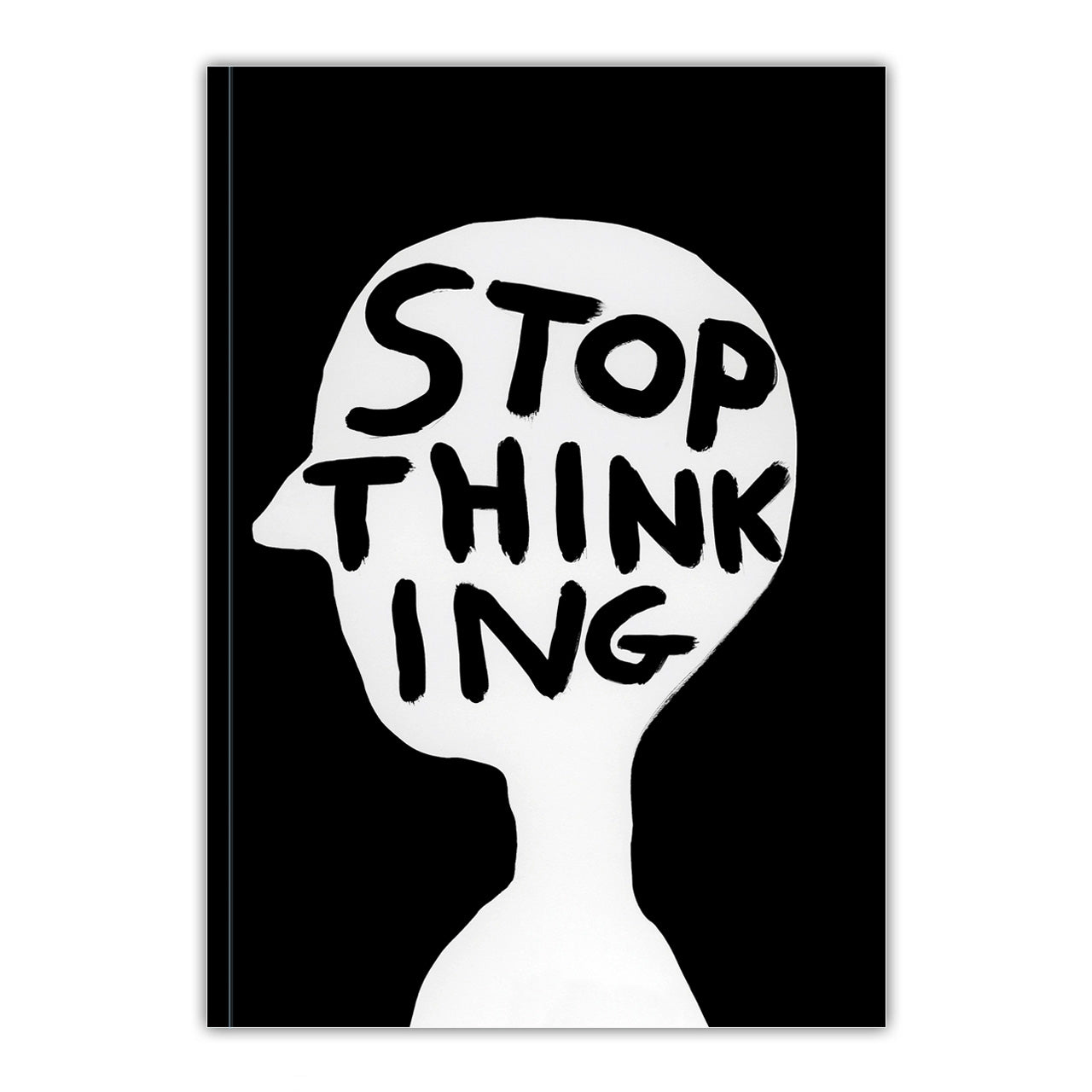 David Shrigley x Brainbox Candy A6 Notebook Stop Thinking