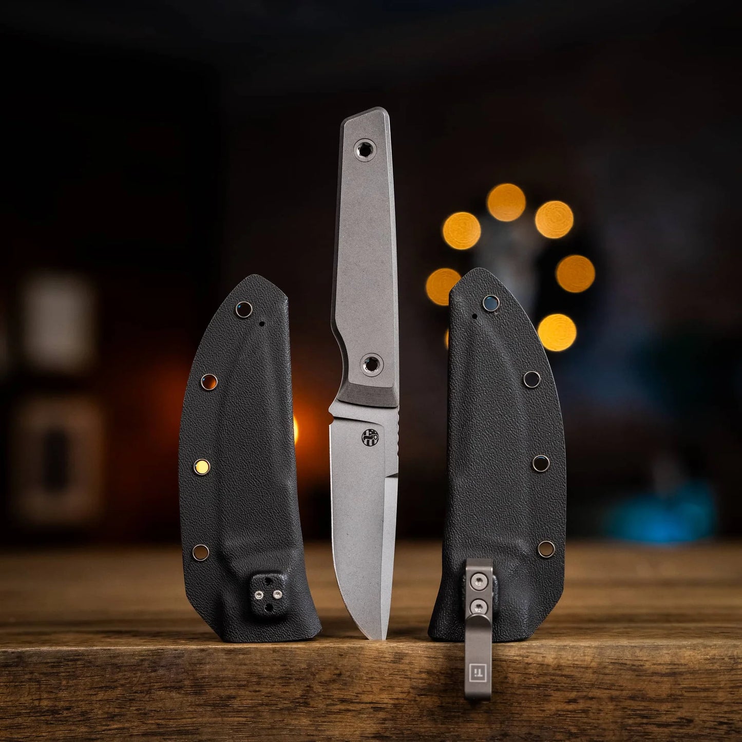 Big i Design USA Signal Fixed Blade, Titanium