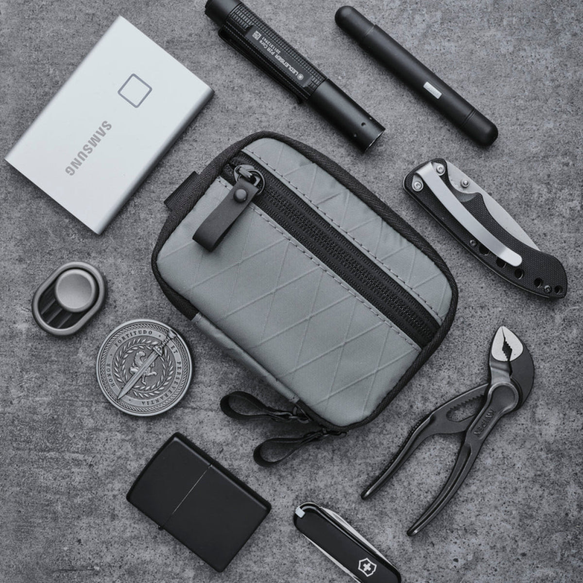 ALPAKA Hub Pouch X-Pac® VX21, Slate Grey