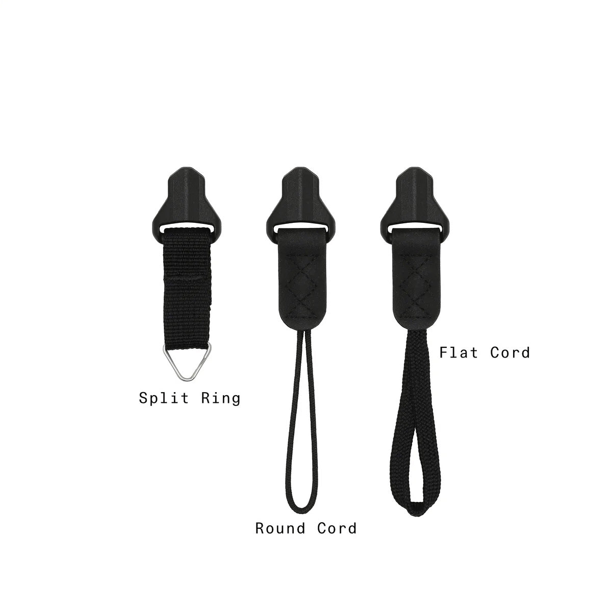 DSPTCH 1" Quick Adjust Camera Sling Strap Split Ring, Black