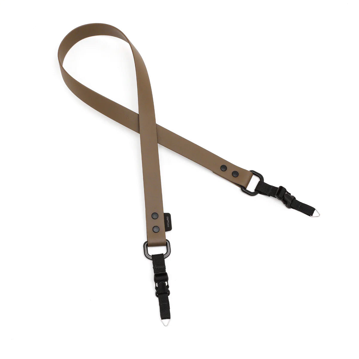 DSPTCH Biothane Camera Strap 37" Split Ring, Coyote