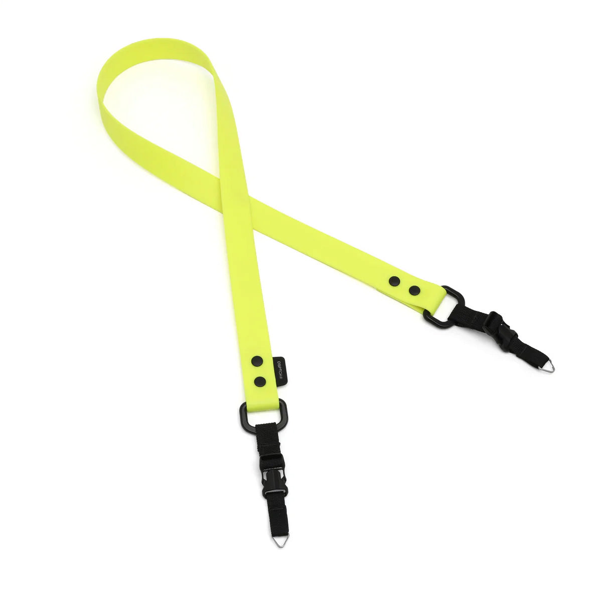 DSPTCH Biothane Camera Strap 37" Split Ring, Neon Yellow