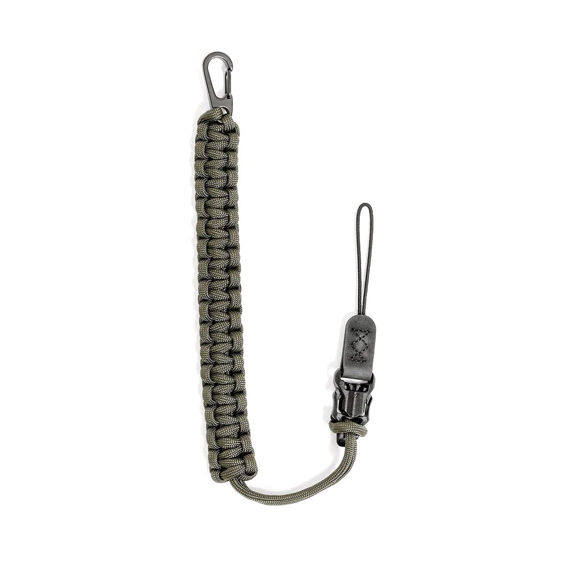 DSPTCH Camera Wrist Strap Split Ring, Olive/Matte Black