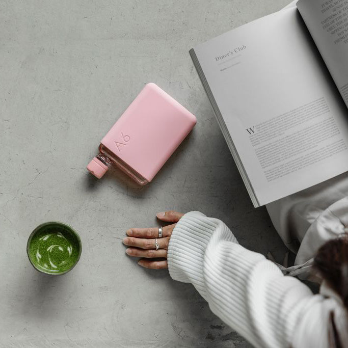 Memobottle™ A6 Transparent Bundle 375ml, Cherry Blossom