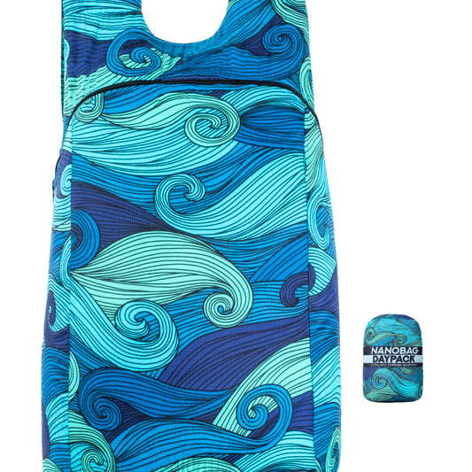 Nanobag Daypack, Blue Waves