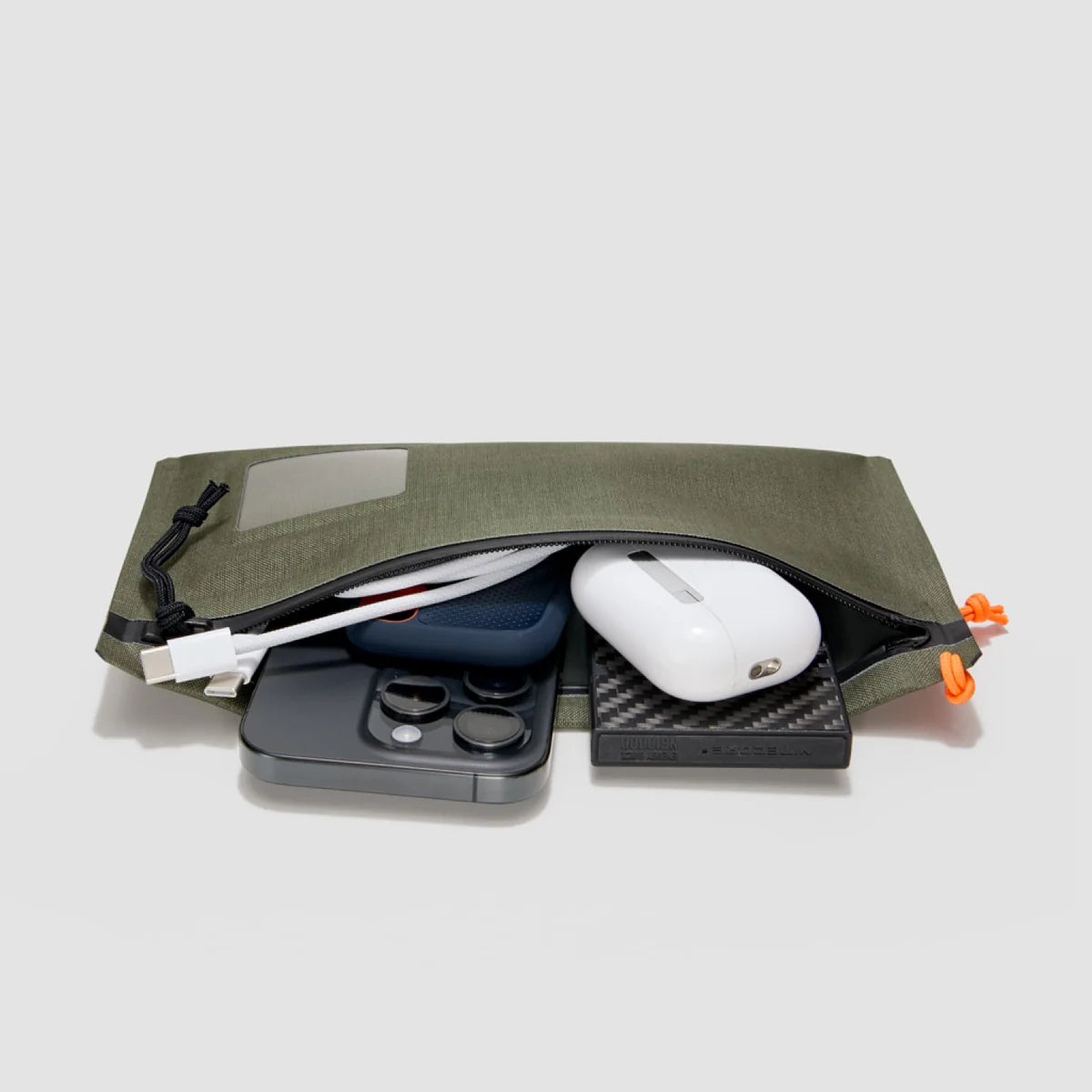 EVERGOODS ELEMENT Flat Pouch Small, OD Green