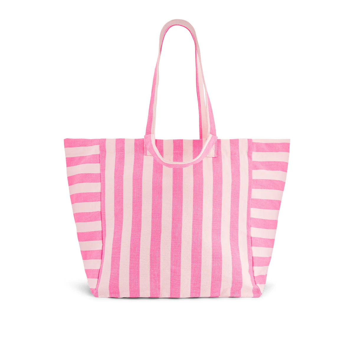 Rose in April Elisa Tote bag Stripes, Neon pink