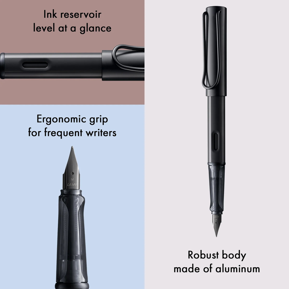 LAMY AL-star Fountain Pen Black, Extra Fine
