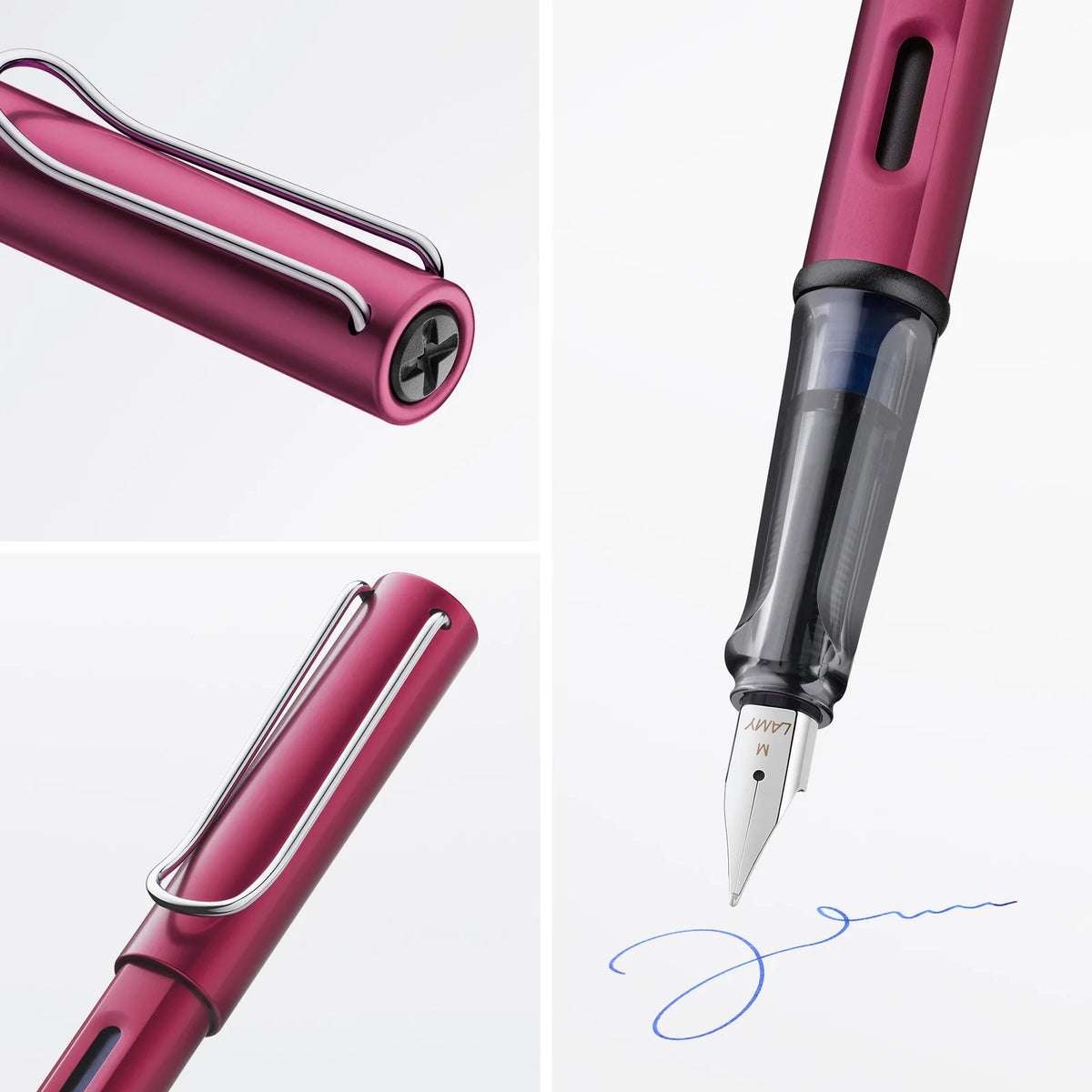 LAMY AL-star Fountain Pen Black Purple, Medium