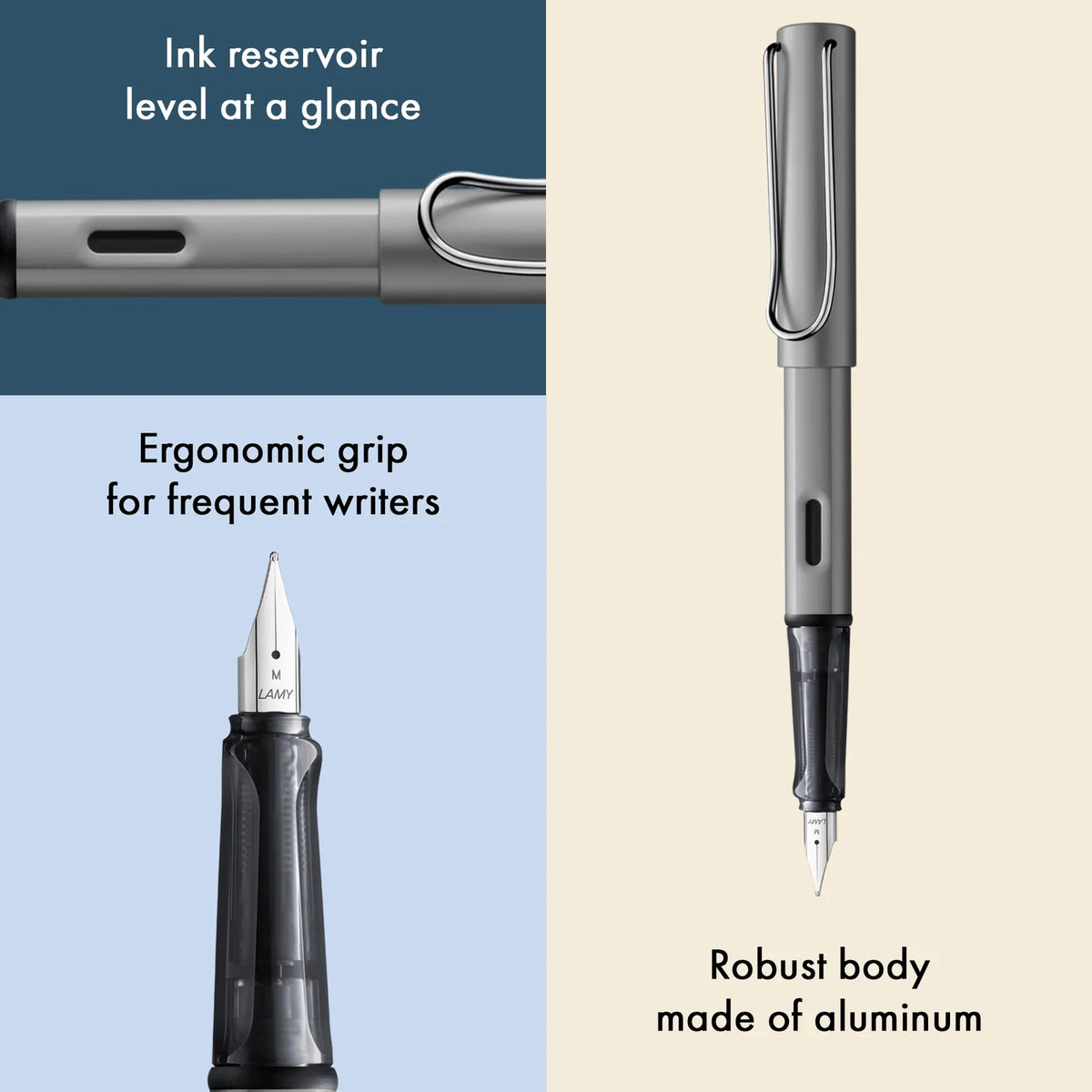 LAMY AL-star Fountain Pen Graphite, Medium