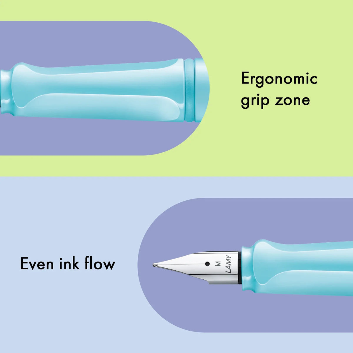 LAMY Safari Fountain Pen Aquasky, Fine