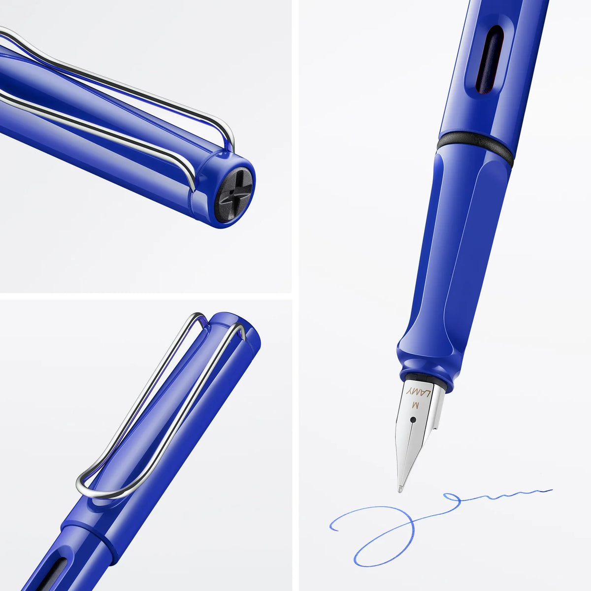 LAMY Safari Fountain Pen Shiny Blue, Medium