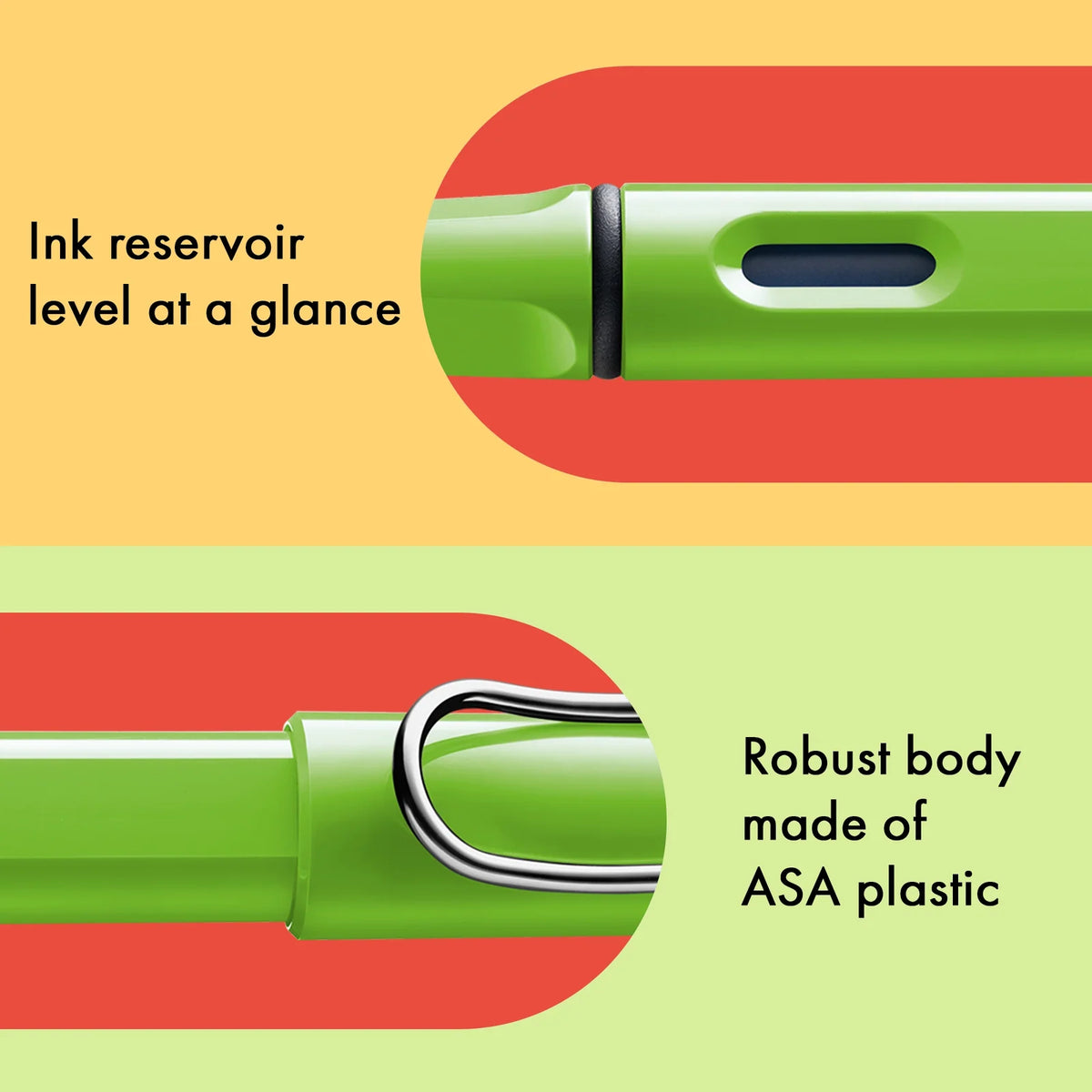 LAMY Safari Fountain Pen Green, Medium