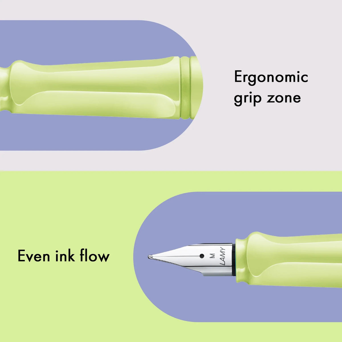 LAMY Safari Fountain Pen Springgreen, Fine