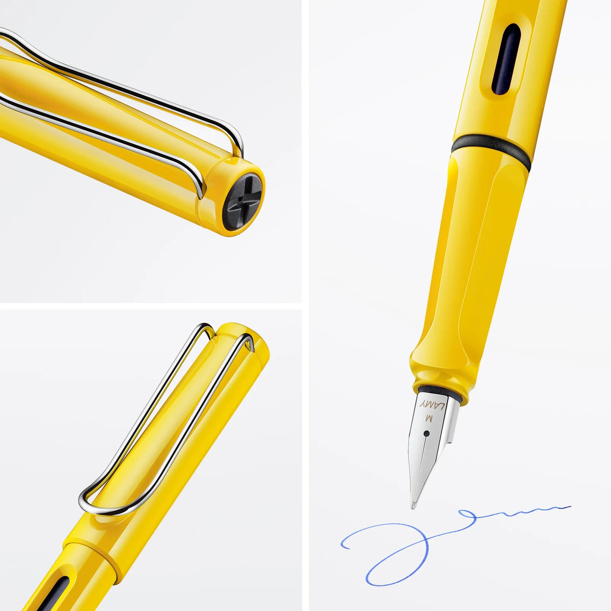 LAMY Safari Fountain Pen Shiny Yellow, Medium