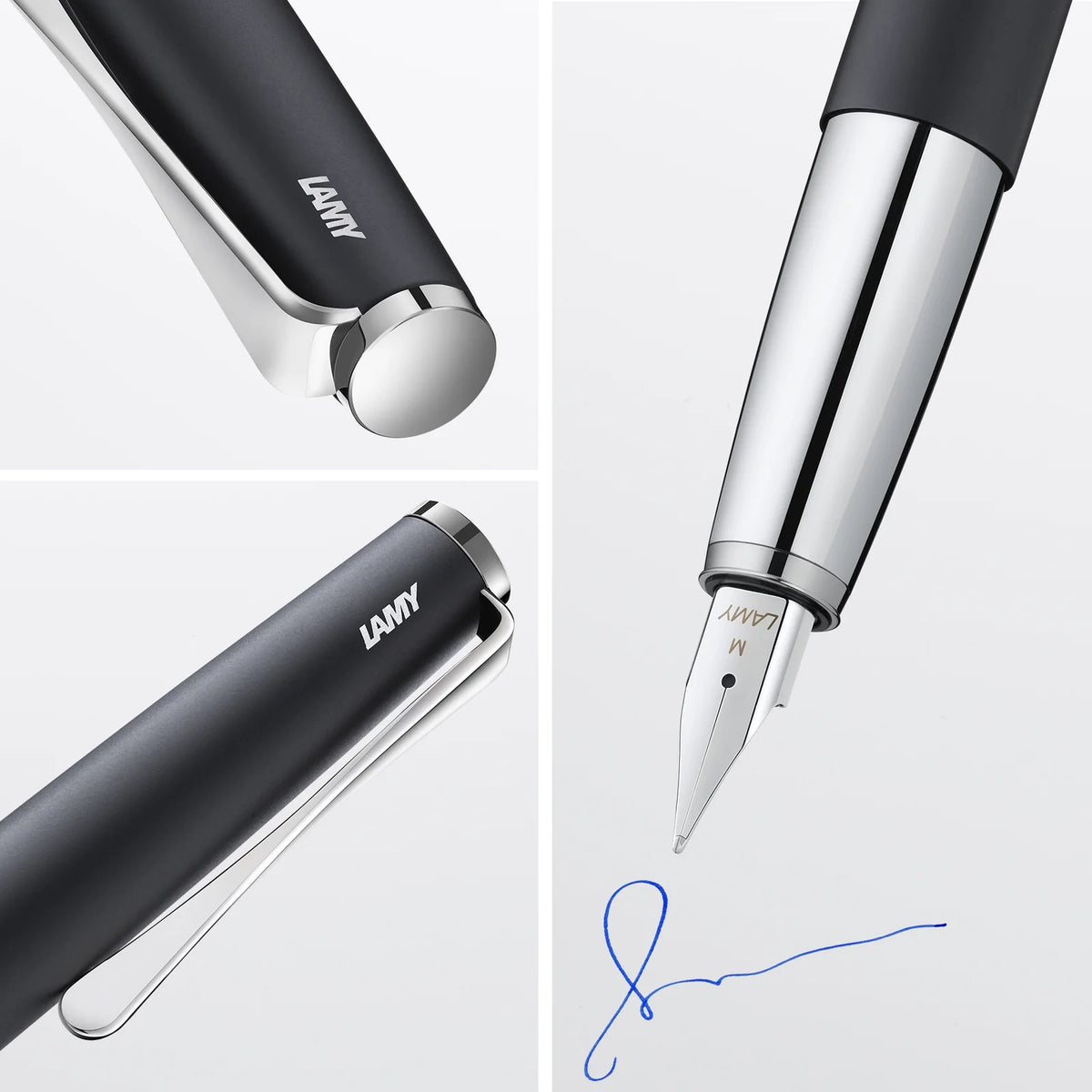 LAMY Studio Fountain Pen Black, Medium