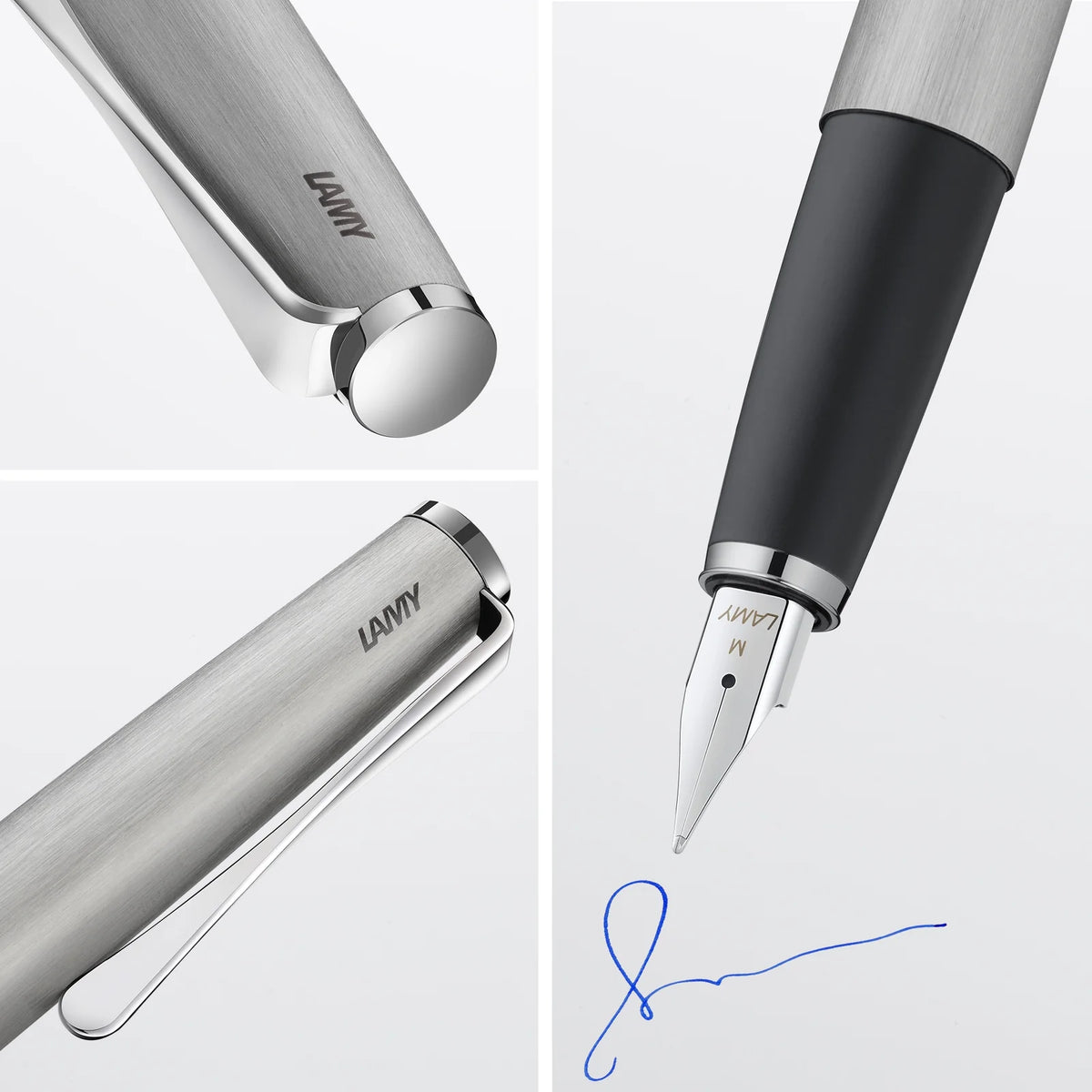 LAMY Studio Fountain Pen Steel, Medium