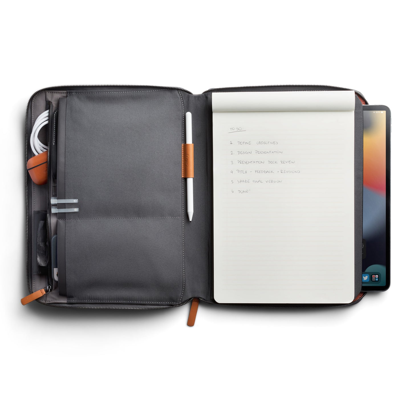 Bellroy Tokyo Folio 12.9", Storm Grey