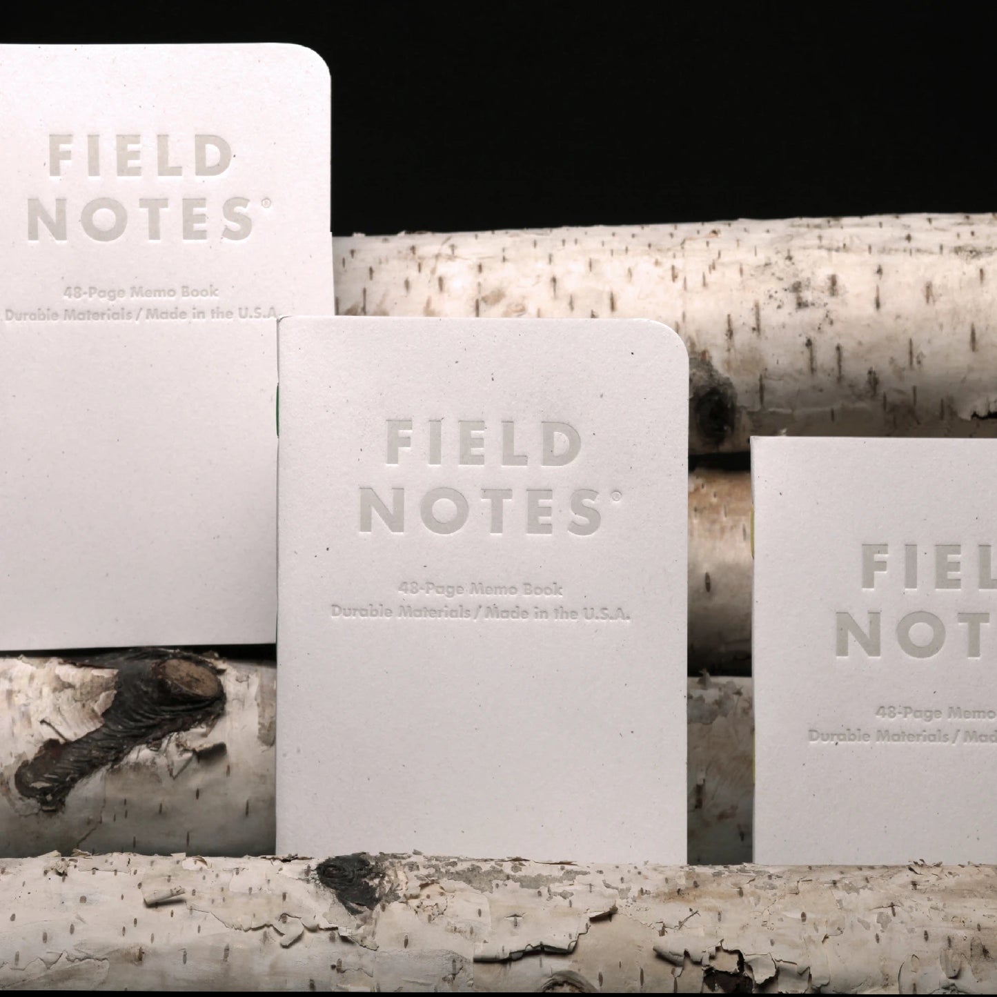 Field Notes Birch Bark Memo, Graph Paper (3-pakk)