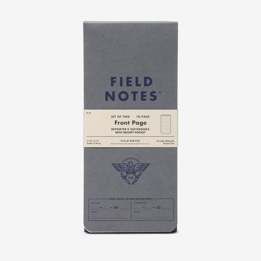 Field Notes Front Page Reporter's Notebooks (2-pakk)
