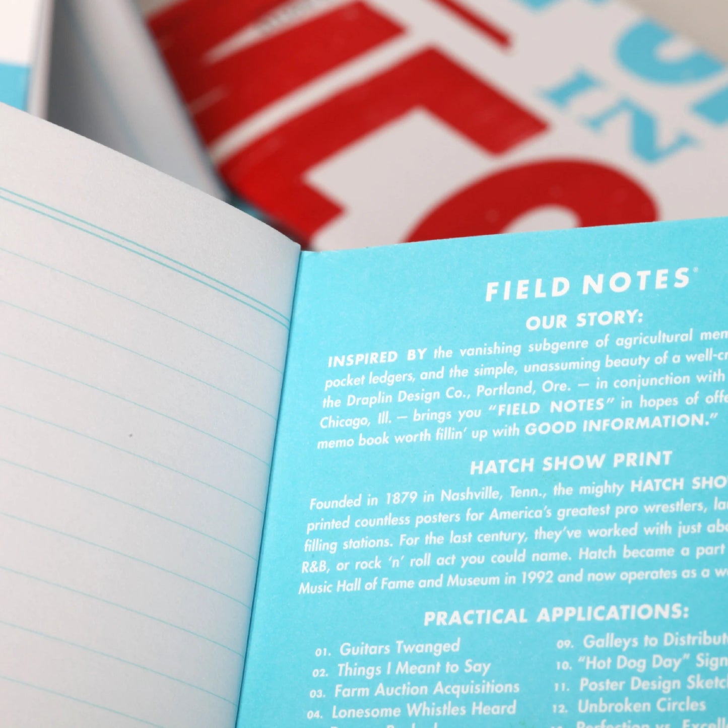 Field Notes Hatch Memo, Ruled paper (3-pakk)