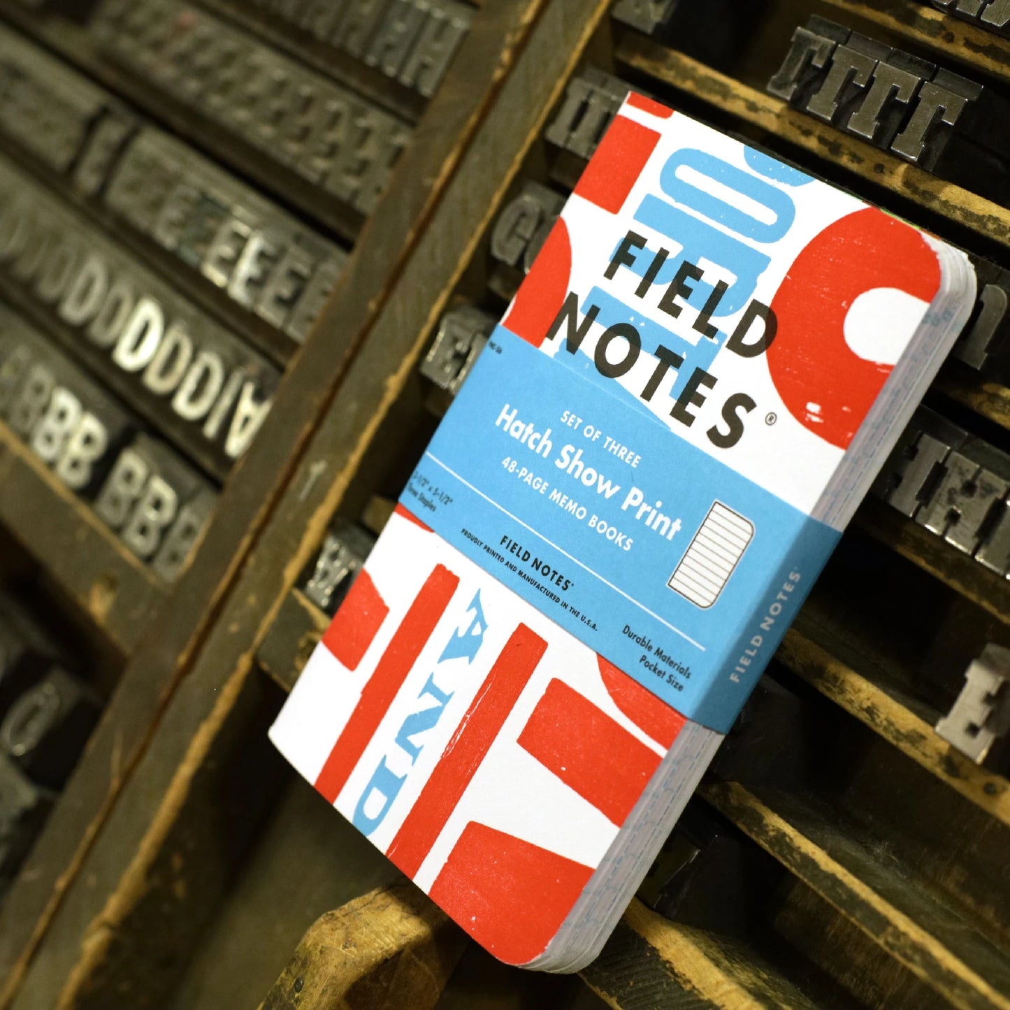 Field Notes Hatch Memo, Ruled paper (3-pakk)