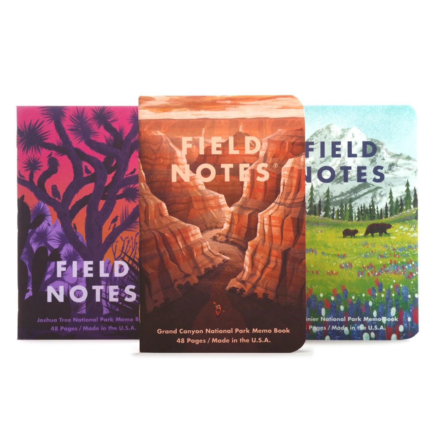 Field Notes National Parks Memo, Series B (3-pakk)