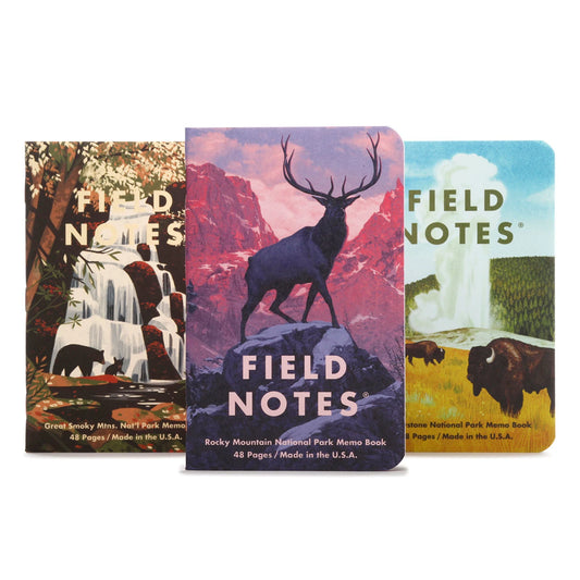 Field Notes National Parks Memo, Series C (3-pakk)