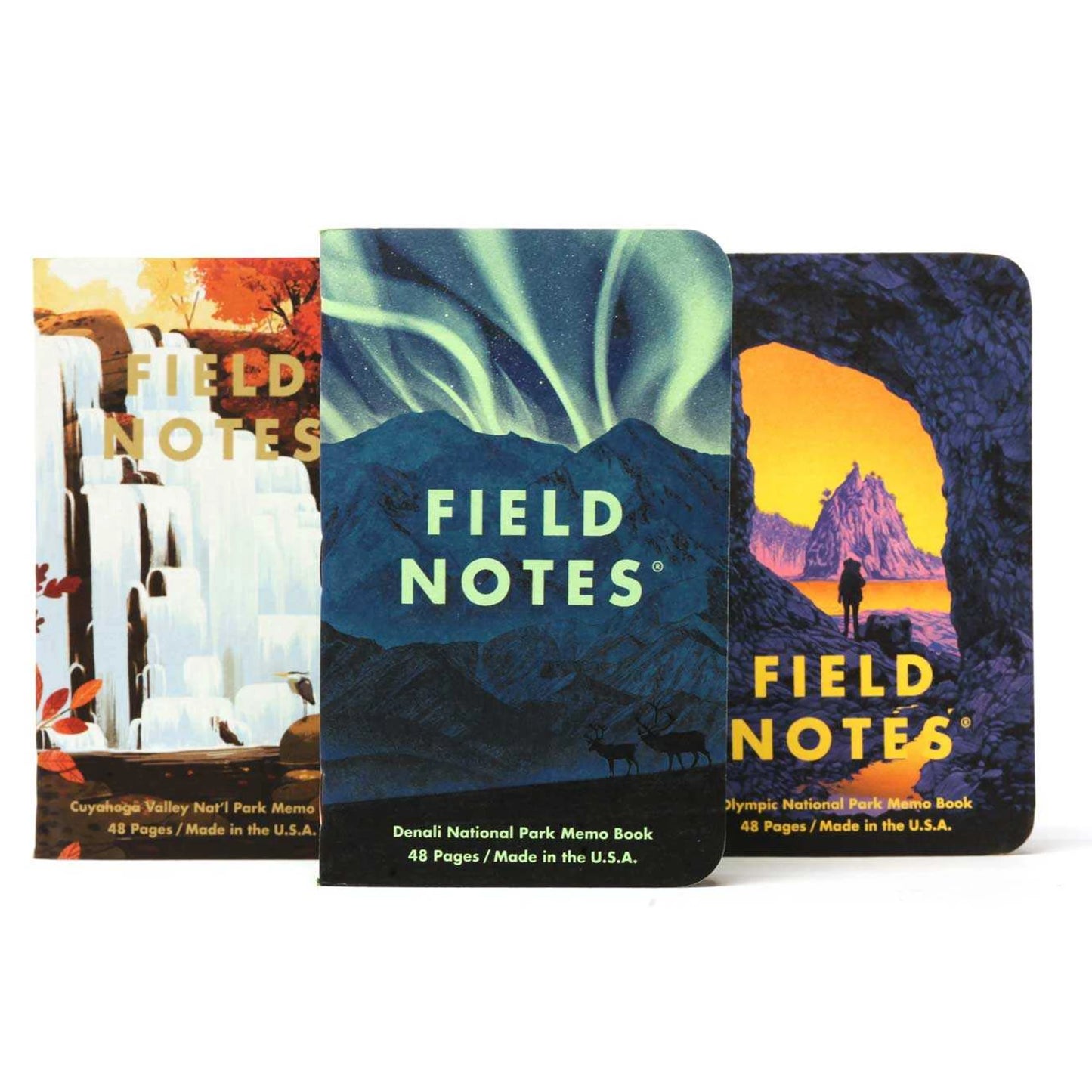 Field Notes National Parks Memo, Series E (3-pakk)