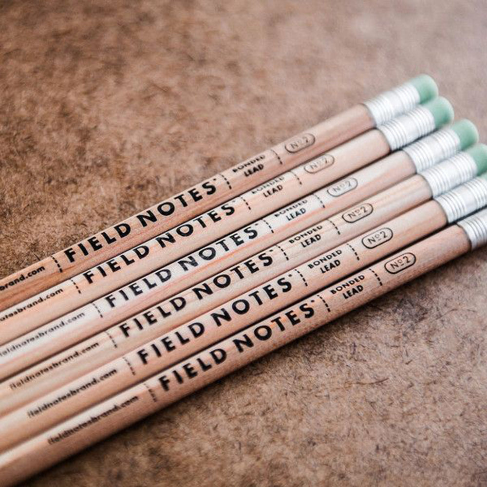 Field Notes NO. 2 Woodgrain Pencils (6-pakk)