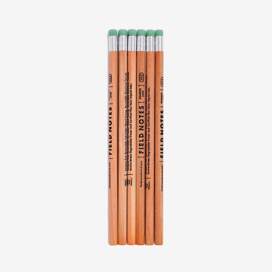Field Notes NO. 2 Woodgrain Pencils (6-pakk)
