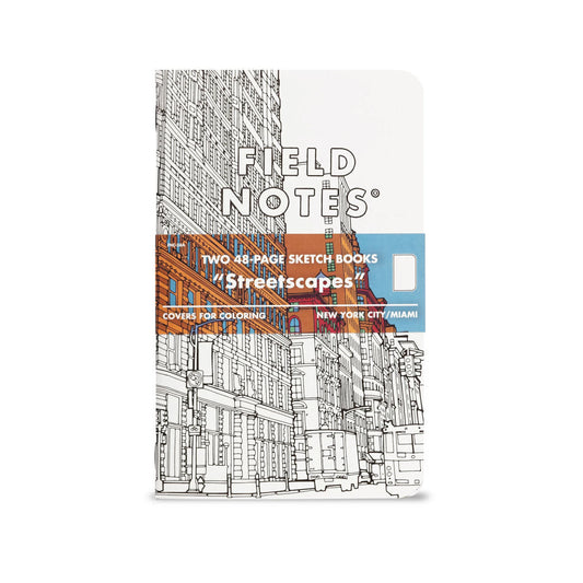 Field Notes Streetscapes Scetch Books, Plain Paper (2-pakk)