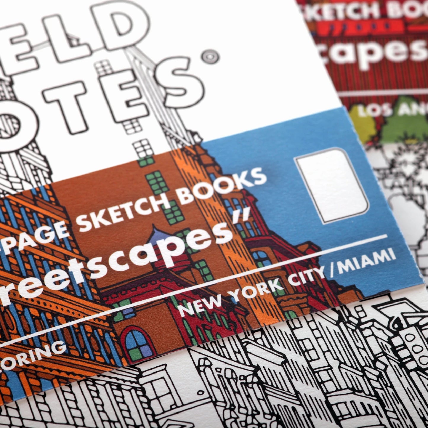 Field Notes Streetscapes Scetch Books, Plain Paper (2-pakk)