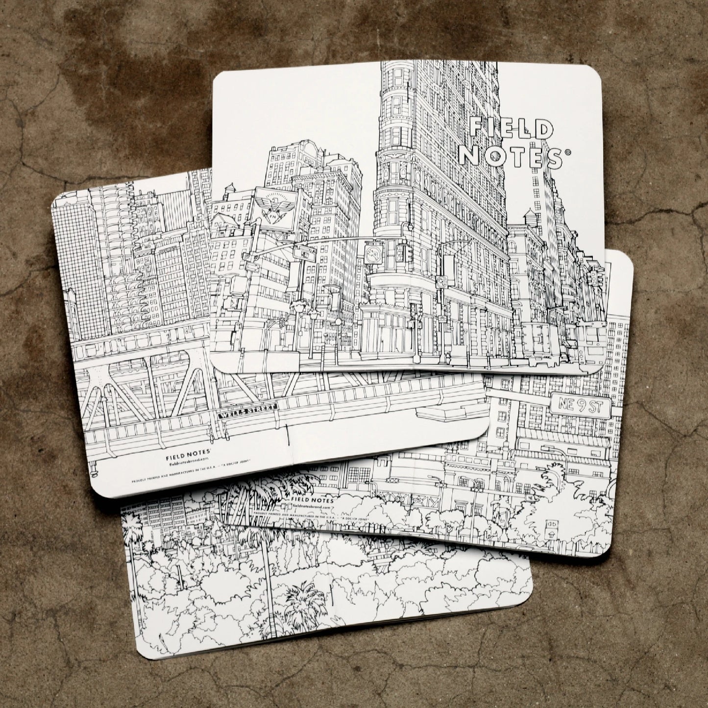 Field Notes Streetscapes Scetch Books, Plain Paper (2-pakk)