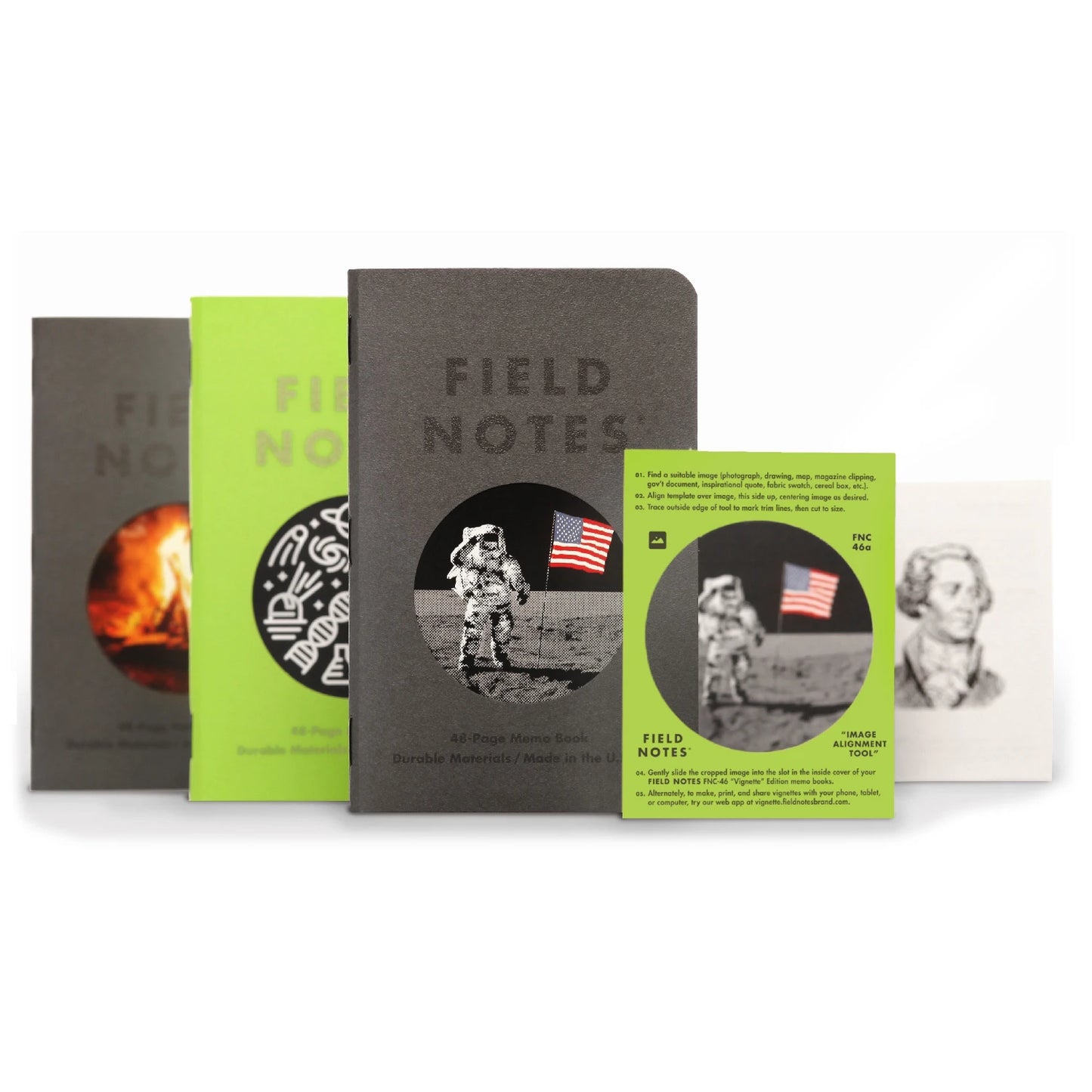 Field Notes Vignette Graph Paper, Memo (3-pakk)