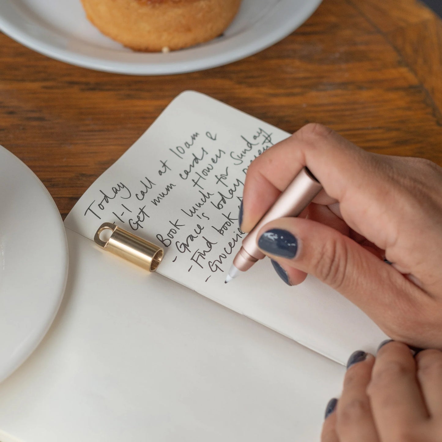 Tom’s Studio The Field Mouse Refillable Travel Pen, Stainless Steel