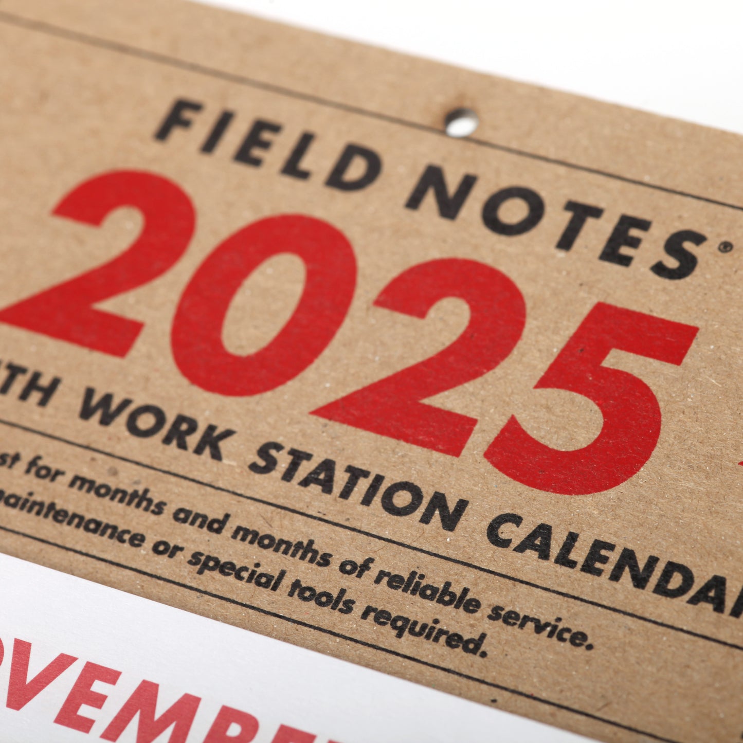 Field Notes 15-Month Work Station Calendar