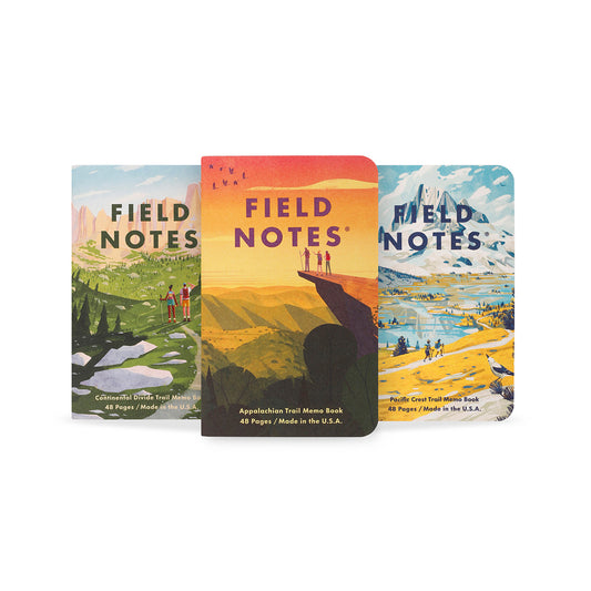 Field Notes Explore America Memo (3-pack), Series B Triple Crown of Hiking