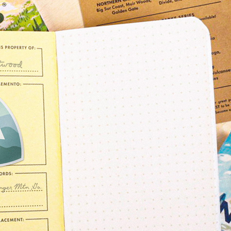 Field Notes Explore America Memo (3-pack), Series B Triple Crown of Hiking