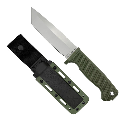 Demko Knives AUS10A FreeReign® Tanto, OD Green