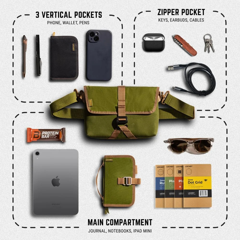 Lochby Field Sling, Olive