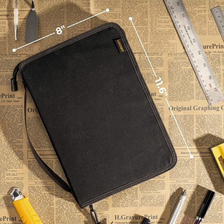 Lochby Field Folio B5, Charcoal Gold