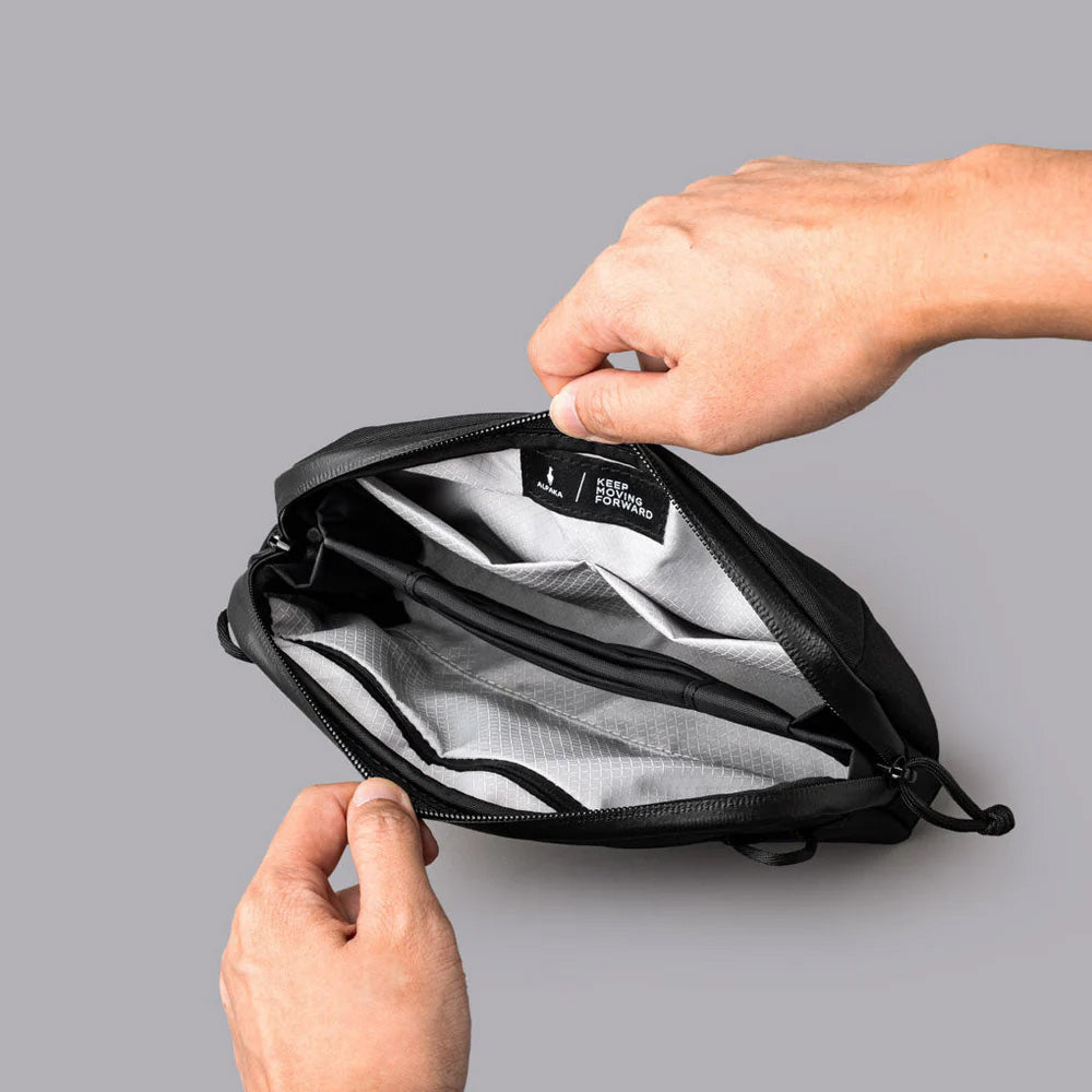 ALPAKA Flight Pouch Pro Axoflux 400D Ripstop Nylon, Black